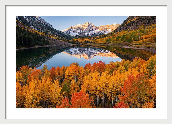 Maroon Bells In Autumn Splendor
