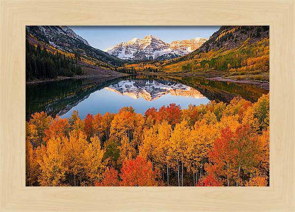 Maroon Bells In Autumn Splendor