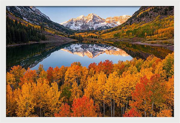 Maroon Bells In Autumn Splendor