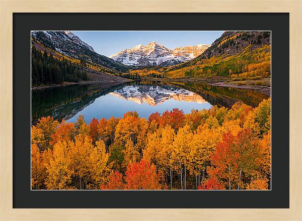 Maroon Bells In Autumn Splendor