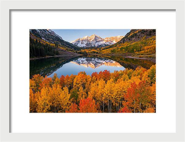 Maroon Bells In Autumn Splendor