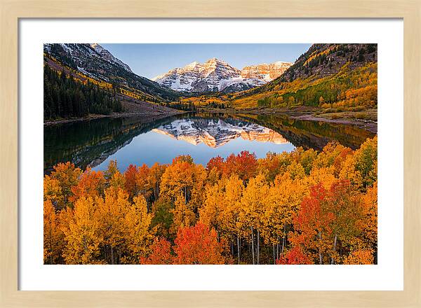 Maroon Bells In Autumn Splendor