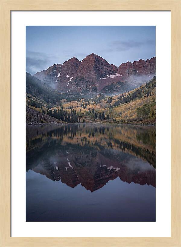 Maroon Bells Reflected Serenity