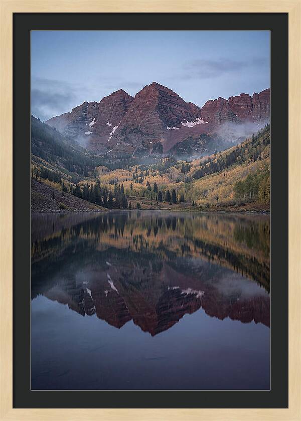 Maroon Bells Reflected Serenity