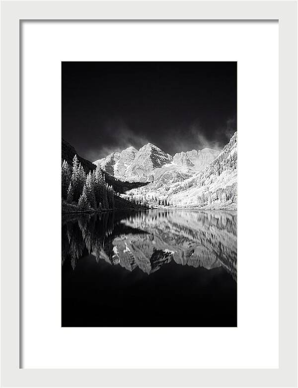 Maroon Bells Reflection At Dawn