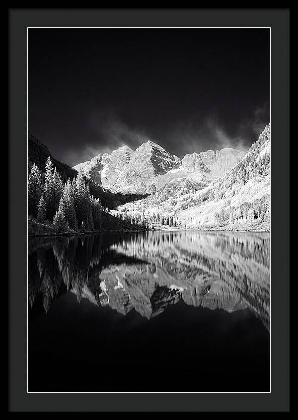 Maroon Bells Reflection At Dawn