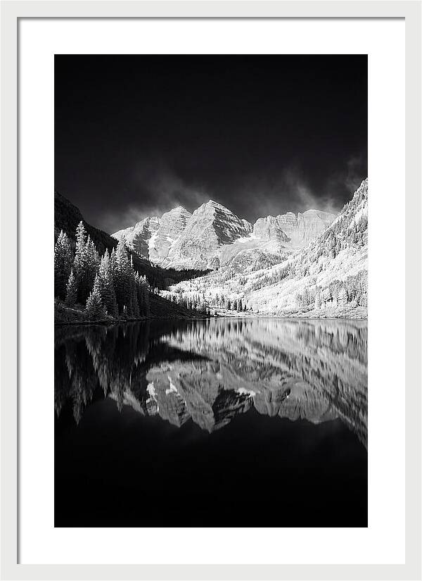 Maroon Bells Reflection At Dawn