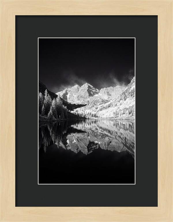 Maroon Bells Reflection At Dawn