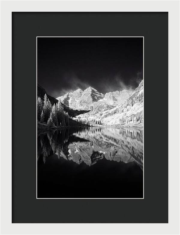 Maroon Bells Reflection At Dawn