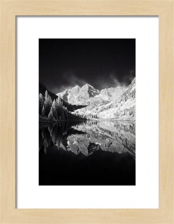 Maroon Bells Reflection At Dawn