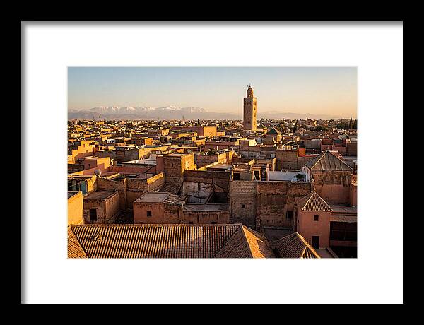 Marrakech Medina Rooftops At Golden Hour