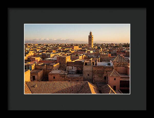 Marrakech Medina Rooftops At Golden Hour