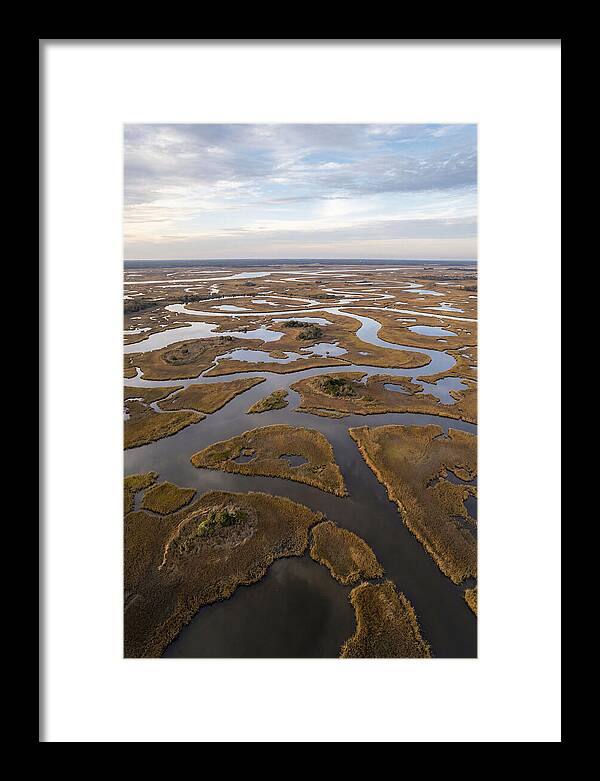 Marshland Channels From Above