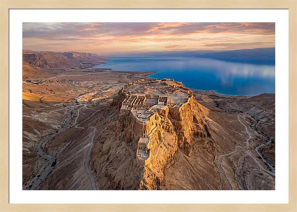 Masada At Sunrise