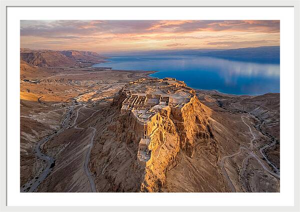 Masada At Sunrise
