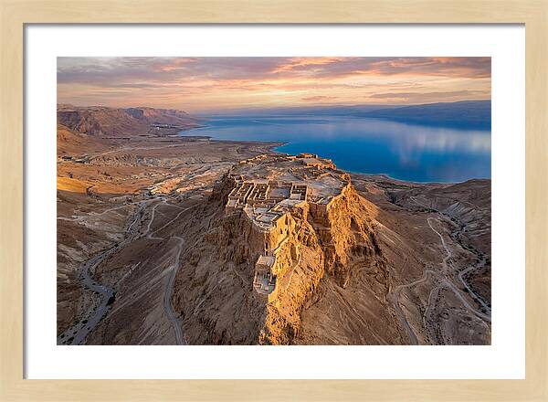 Masada At Sunrise