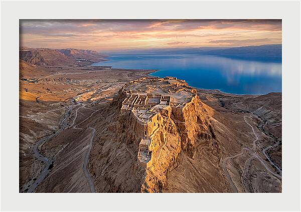 Masada At Sunrise