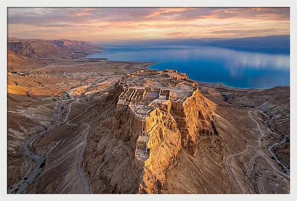 Masada At Sunrise