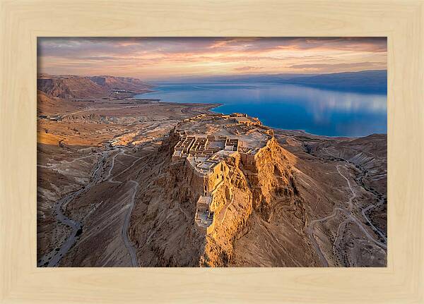 Masada At Sunrise