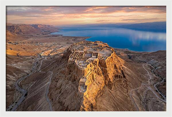 Masada At Sunrise