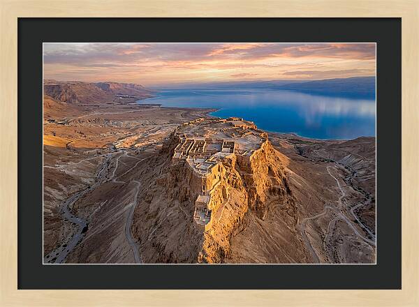 Masada At Sunrise