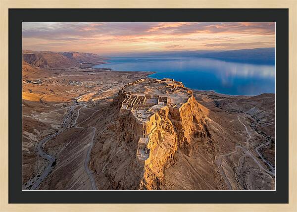 Masada At Sunrise