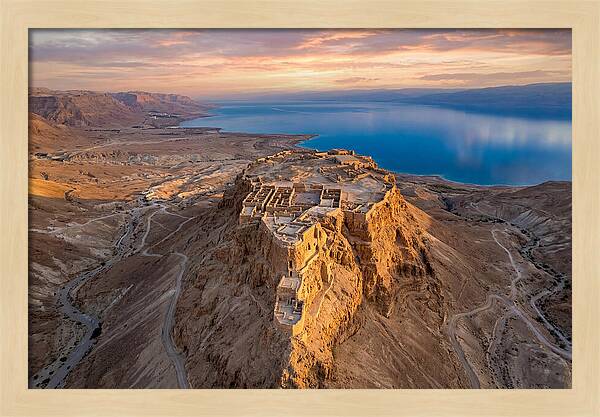 Masada At Sunrise