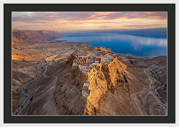 Masada At Sunrise
