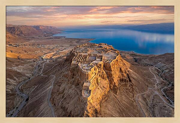 Masada At Sunrise