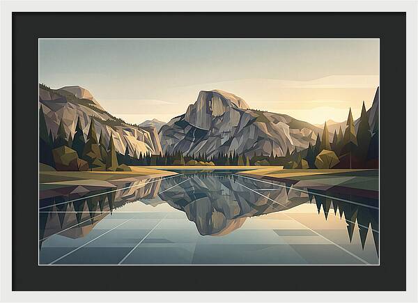Massive Granite Dome Reflection