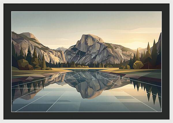 Massive Granite Dome Reflection