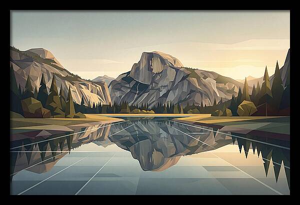 Massive Granite Dome Reflection
