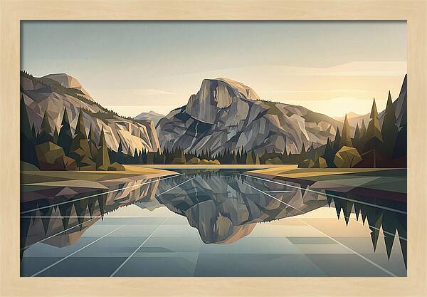 Massive Granite Dome Reflection