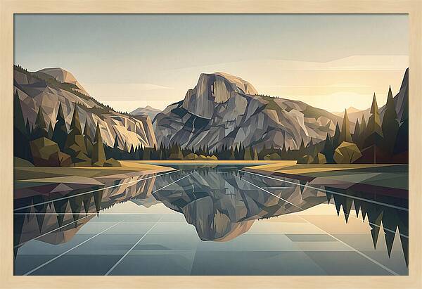 Massive Granite Dome Reflection