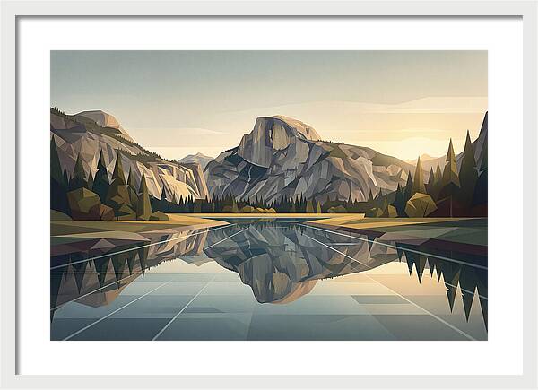 Massive Granite Dome Reflection