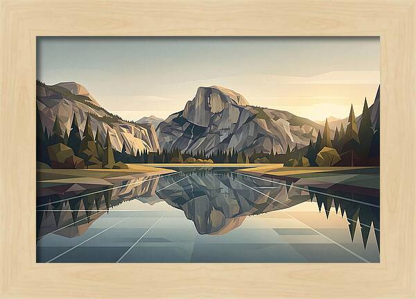 Massive Granite Dome Reflection