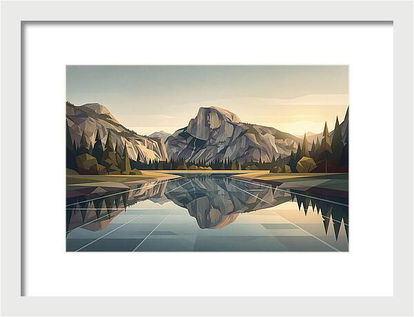 Massive Granite Dome Reflection