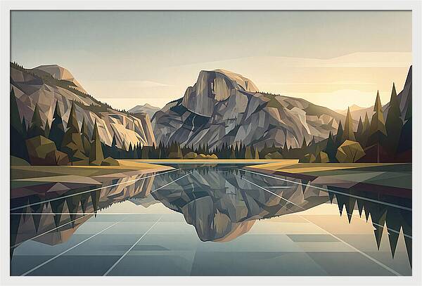 Massive Granite Dome Reflection