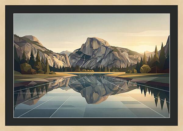 Massive Granite Dome Reflection