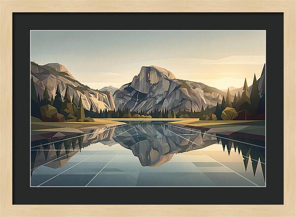Massive Granite Dome Reflection