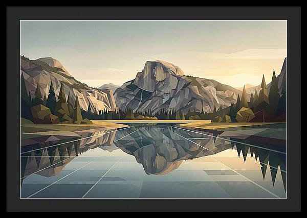 Massive Granite Dome Reflection