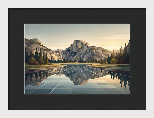 Massive Granite Dome Reflection