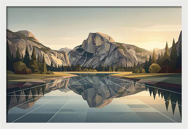 Massive Granite Dome Reflection