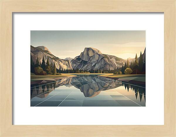 Massive Granite Dome Reflection