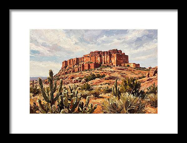 Massive Red Sandstone Fort