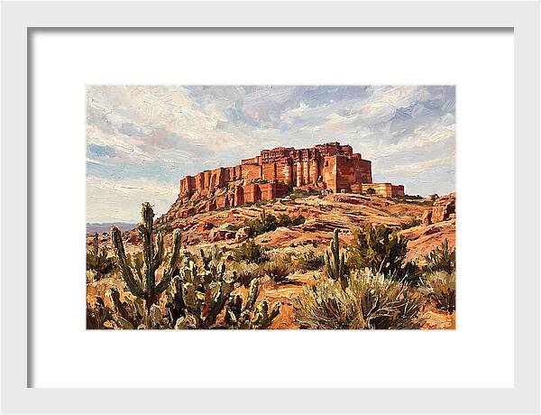 Massive Red Sandstone Fort