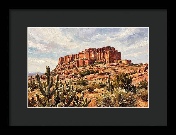 Massive Red Sandstone Fort