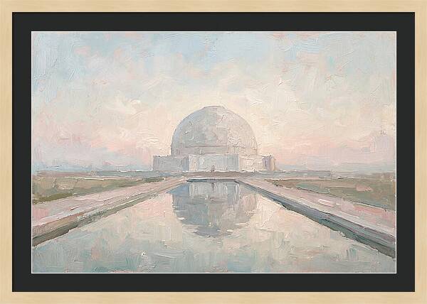 Massive White Marble Dome