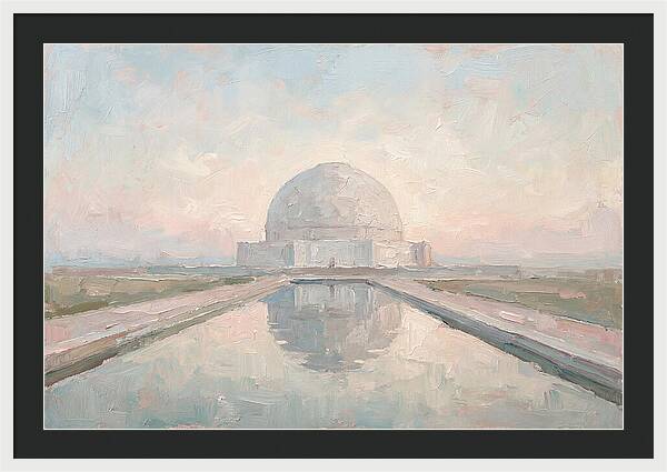 Massive White Marble Dome