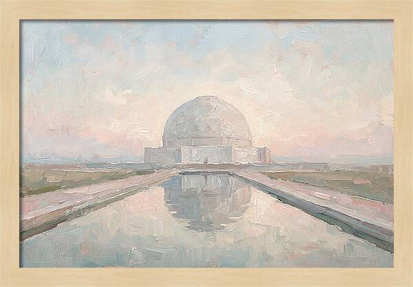 Massive White Marble Dome